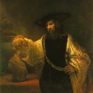 Painting of Aristotle, by ...